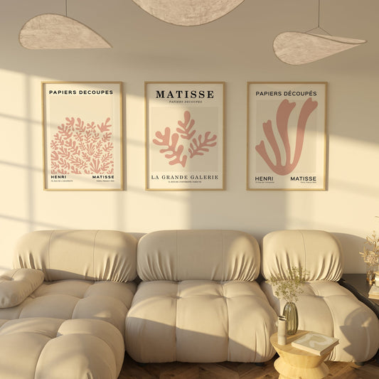 Matisse Print Set of 3 No. 8 - POSTERAMI