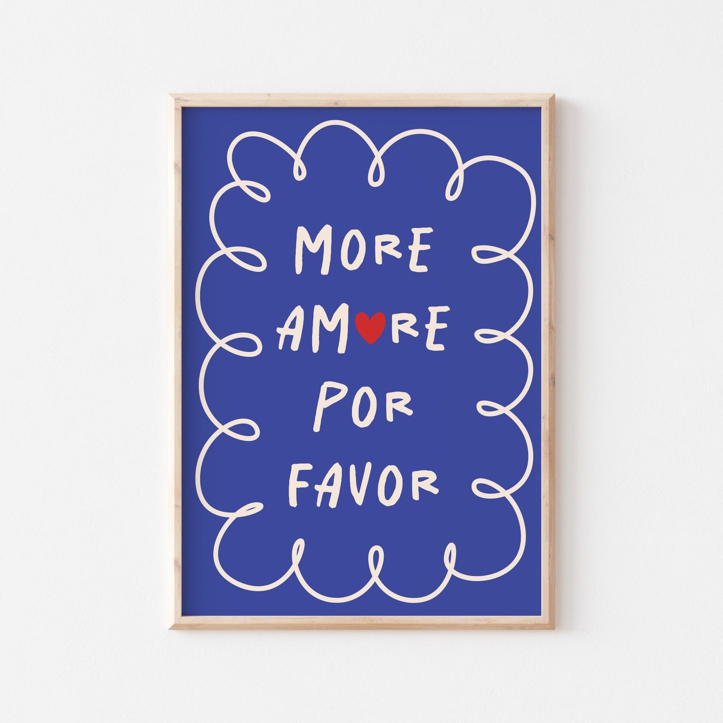 More Amore Por Favor Art Print - Posterami