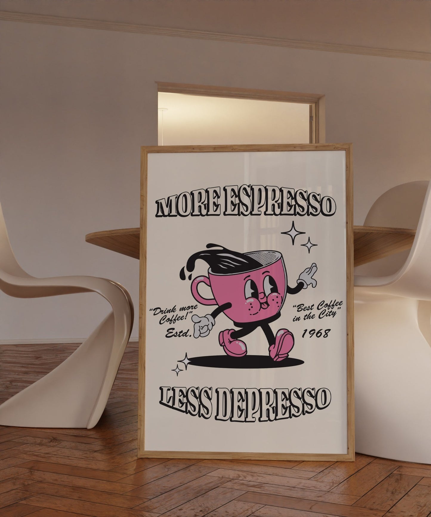 More Espresso Less Depresso No. 2 - POSTERAMI