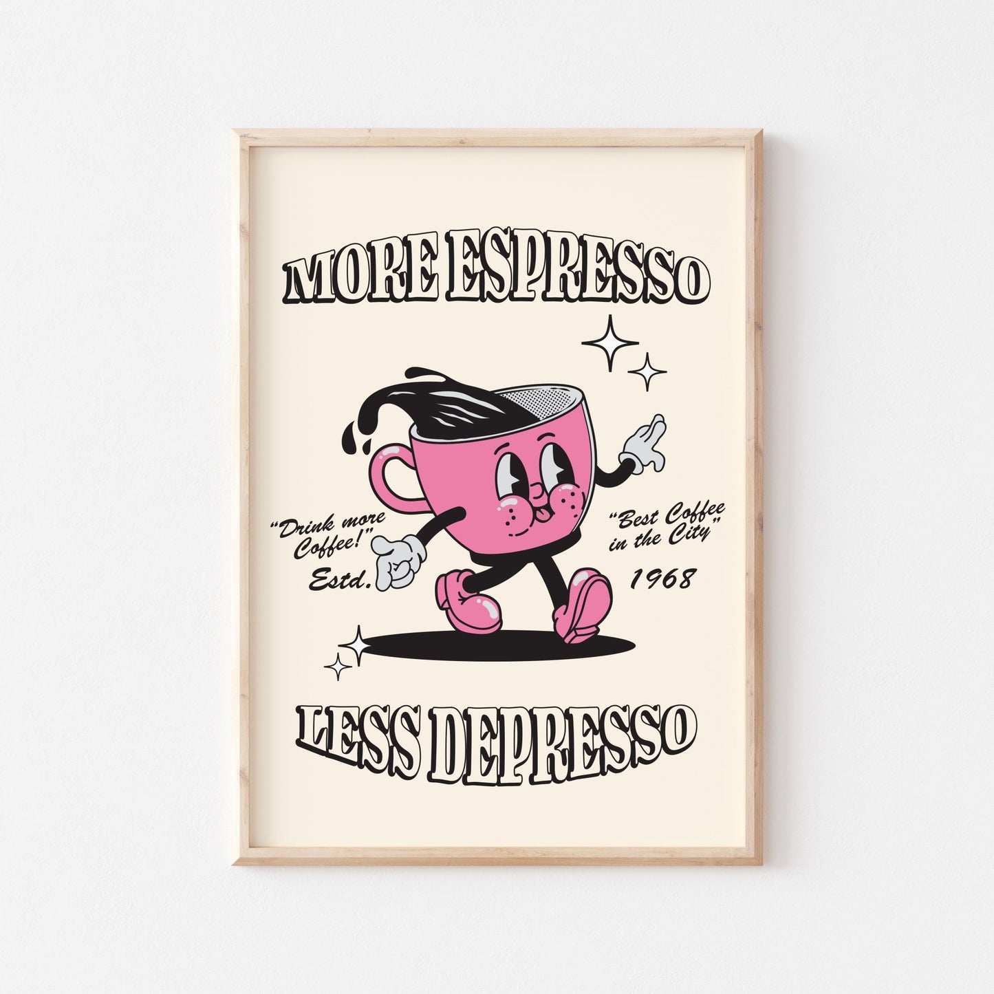 More Espresso Less Depresso No. 2 - POSTERAMI