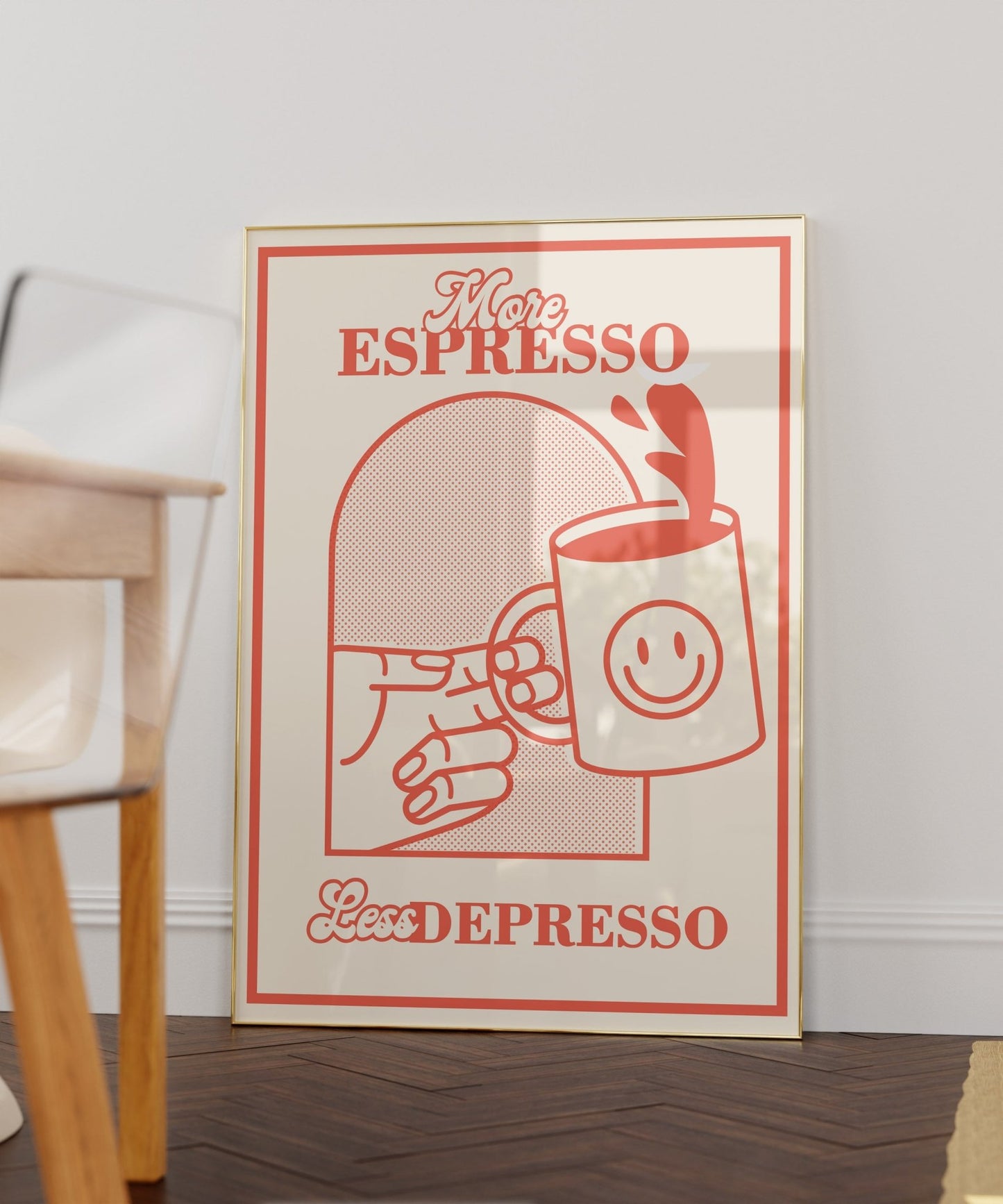 More Espresso Less Depresso No. 4 - POSTERAMI