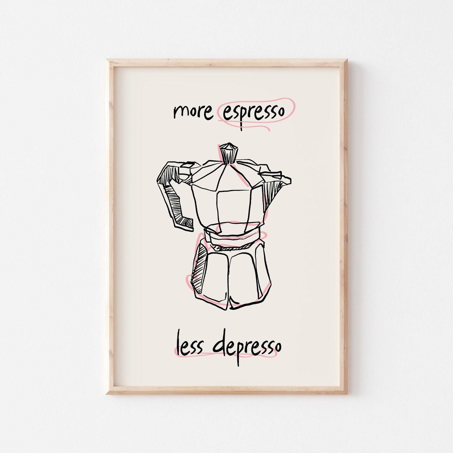 More Espresso Less Depresso No. 7 - POSTERAMI