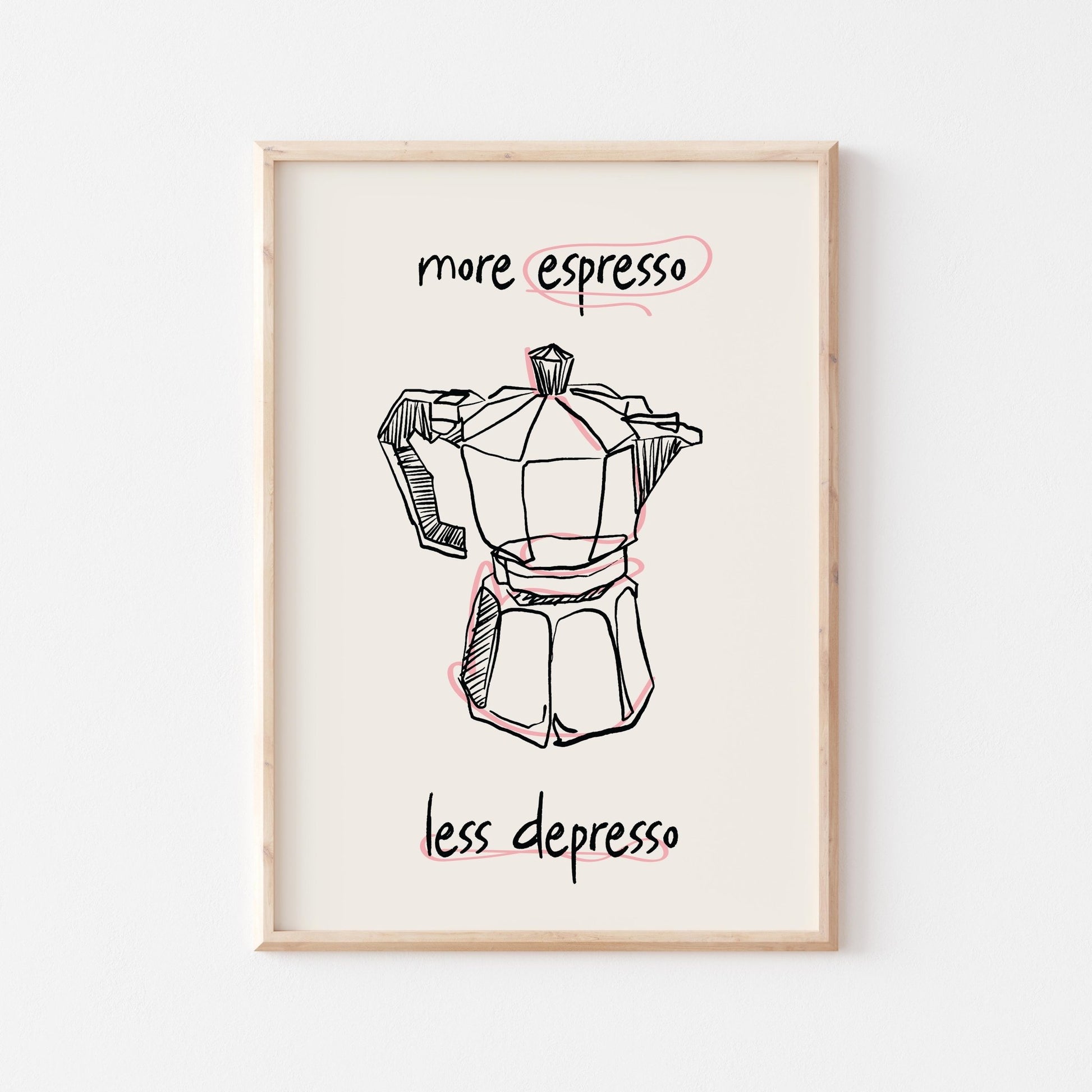 More Espresso Less Depresso No. 7 - POSTERAMI