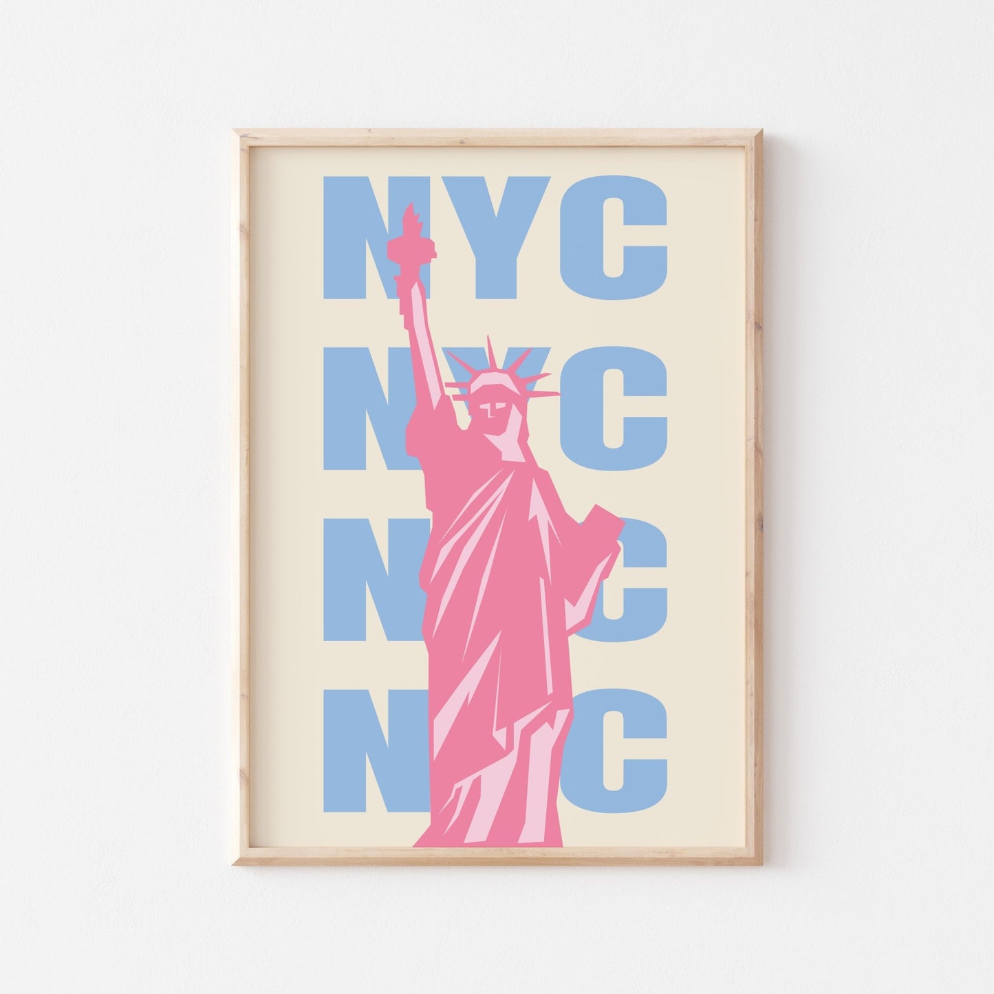 NYC Print Blue - POSTERAMI