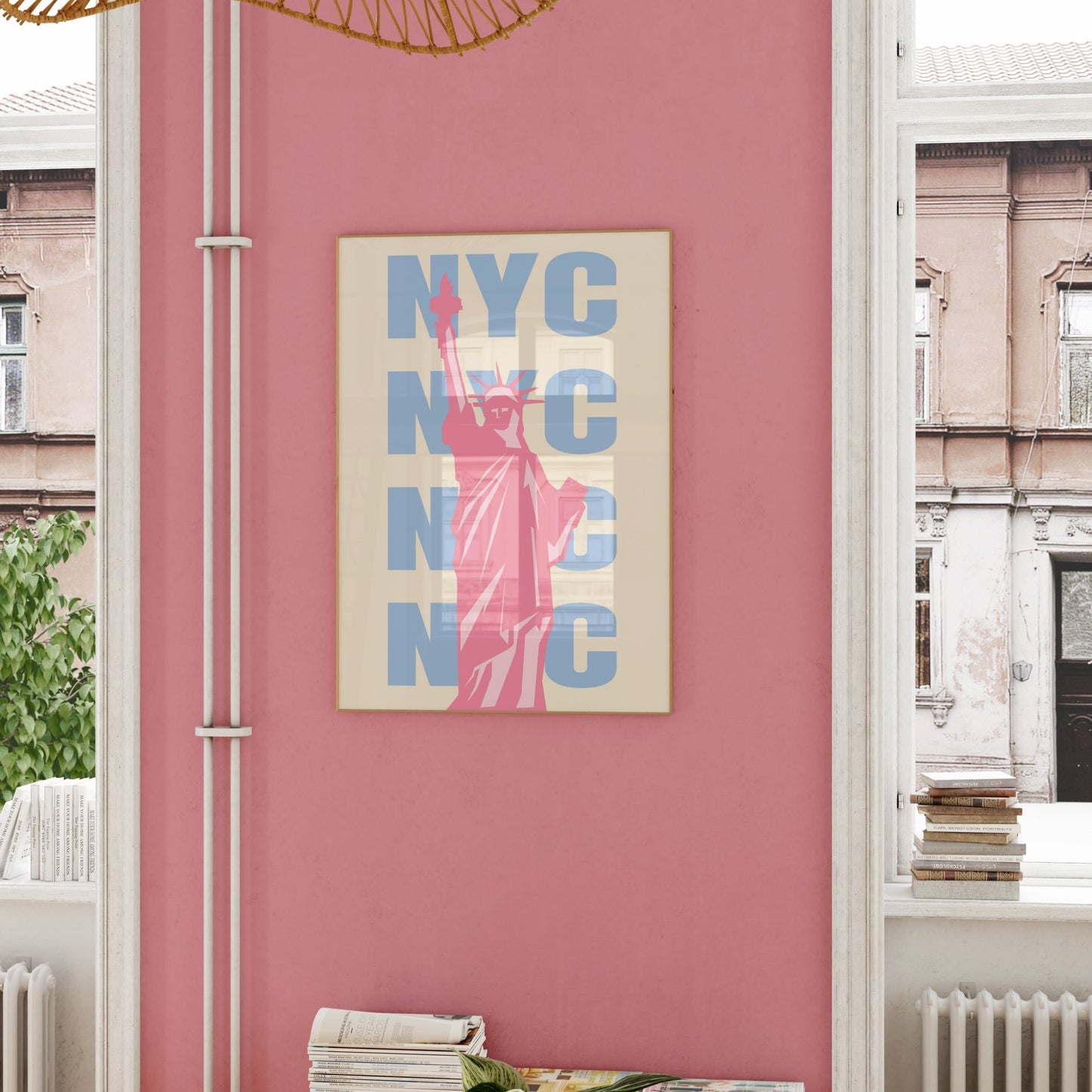 NYC Print Blue - POSTERAMI