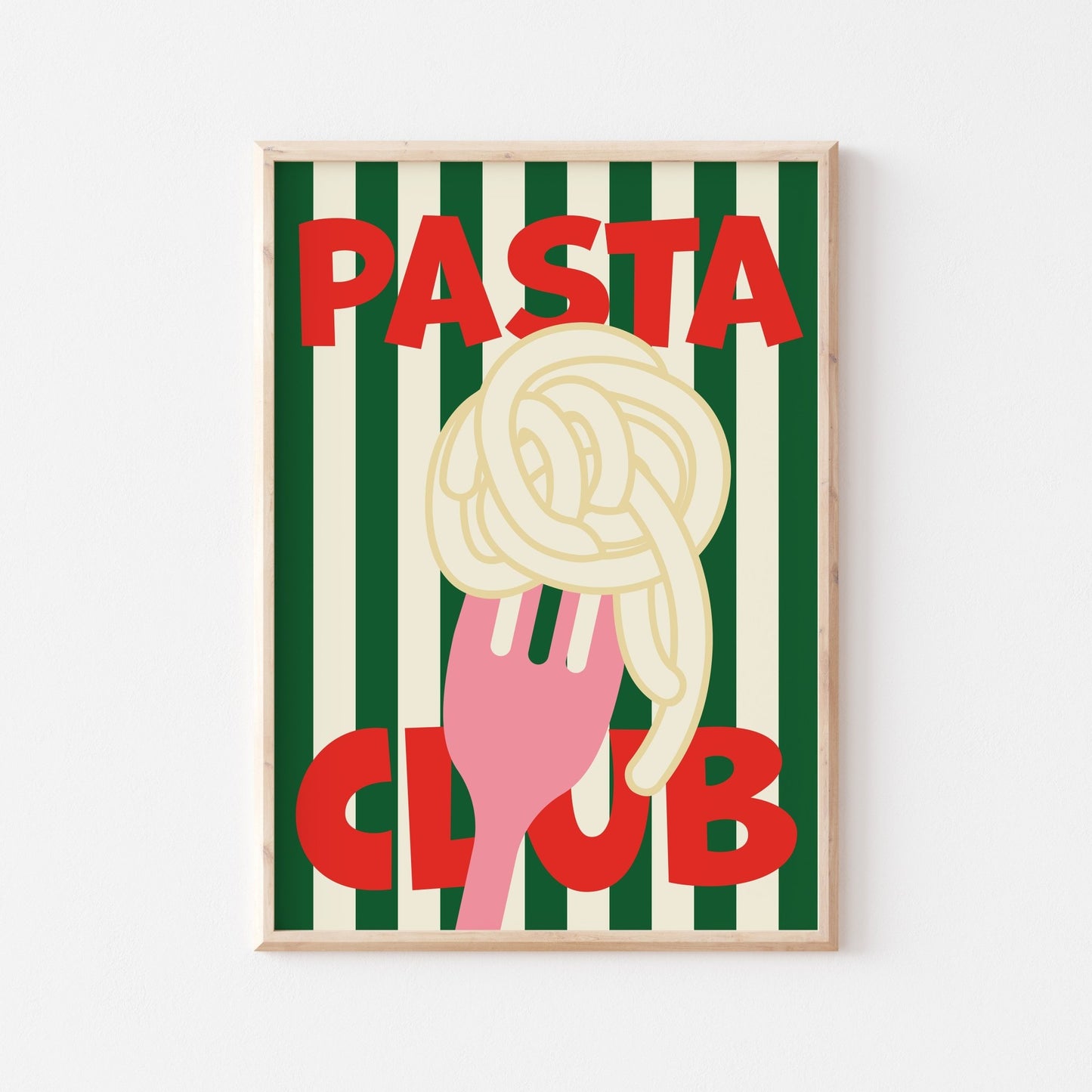 Pasta Club Art Print - Posterami