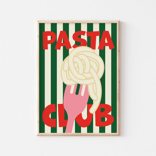 Pasta Club Art Print - Posterami