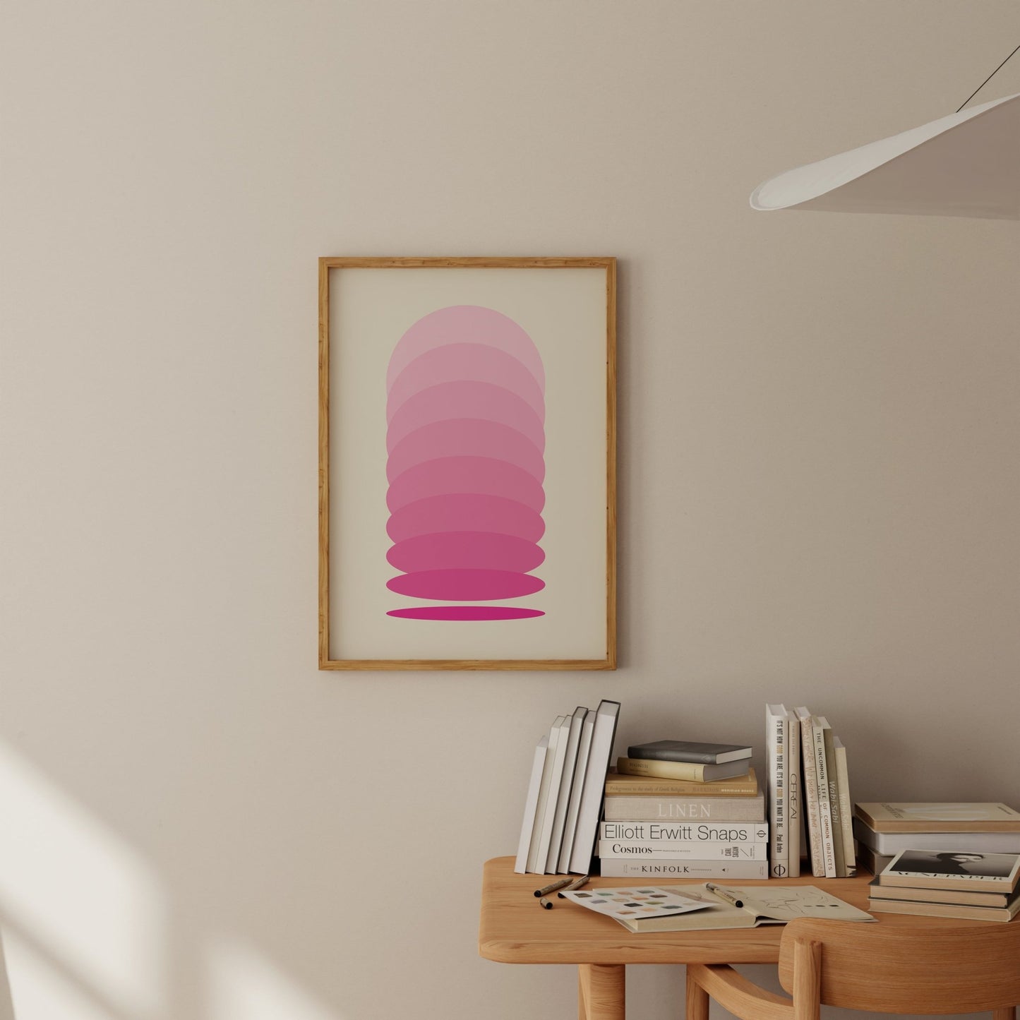 Pink Gradient Print - POSTERAMI