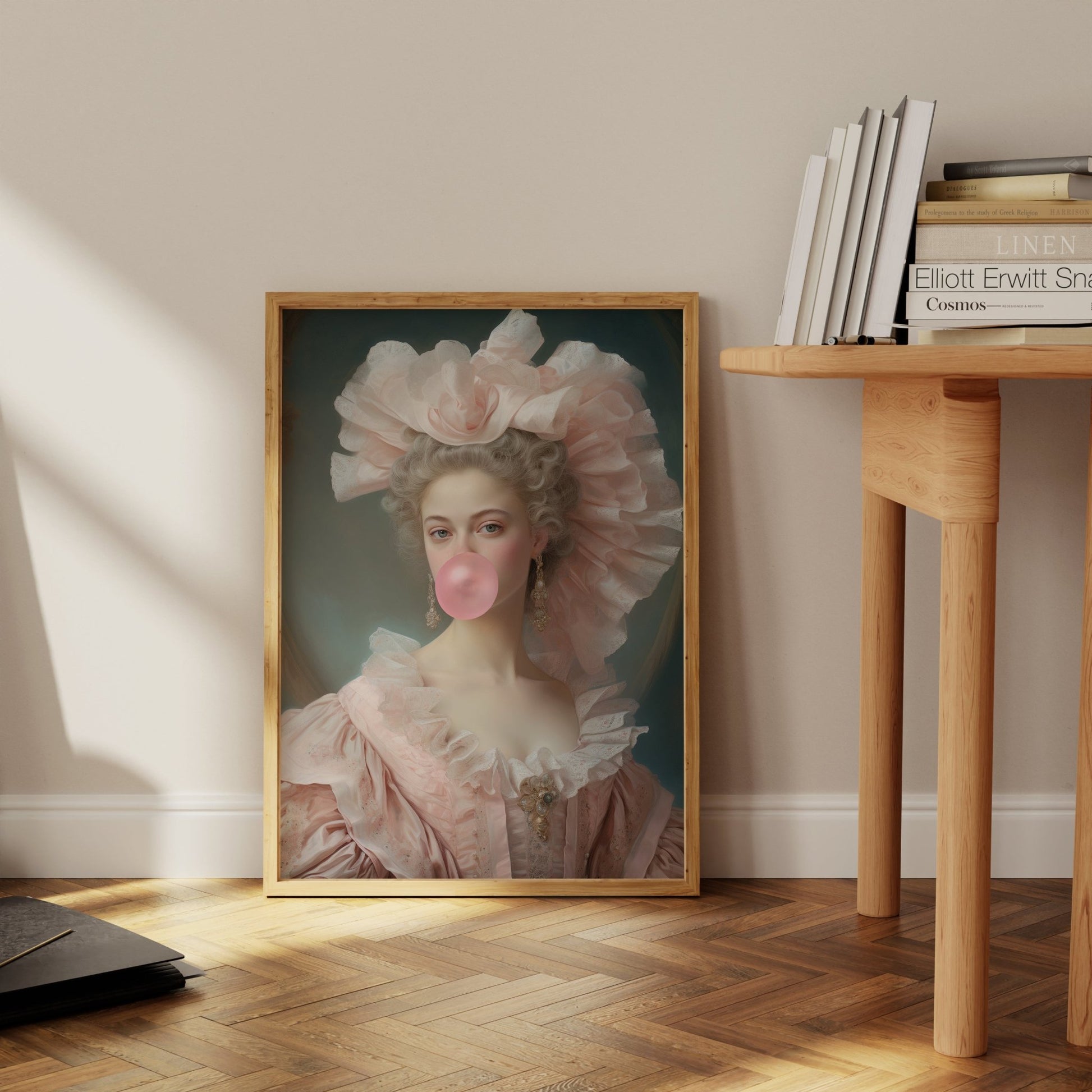 Renaissance Bubble Gum Lady - POSTERAMI