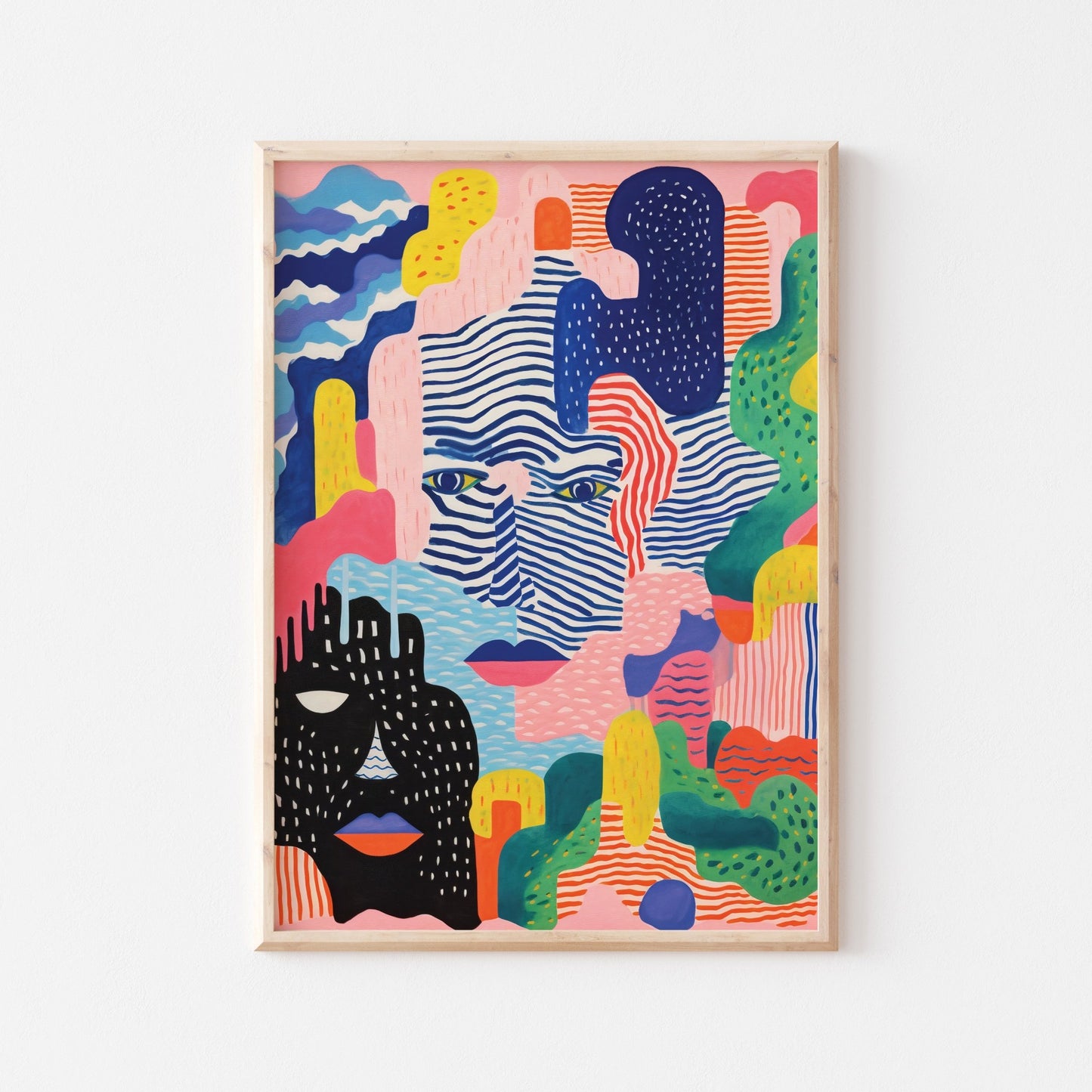 Timeless Visages Art Print - POSTERAMI