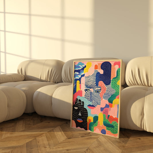 Timeless Visages Art Print - POSTERAMI