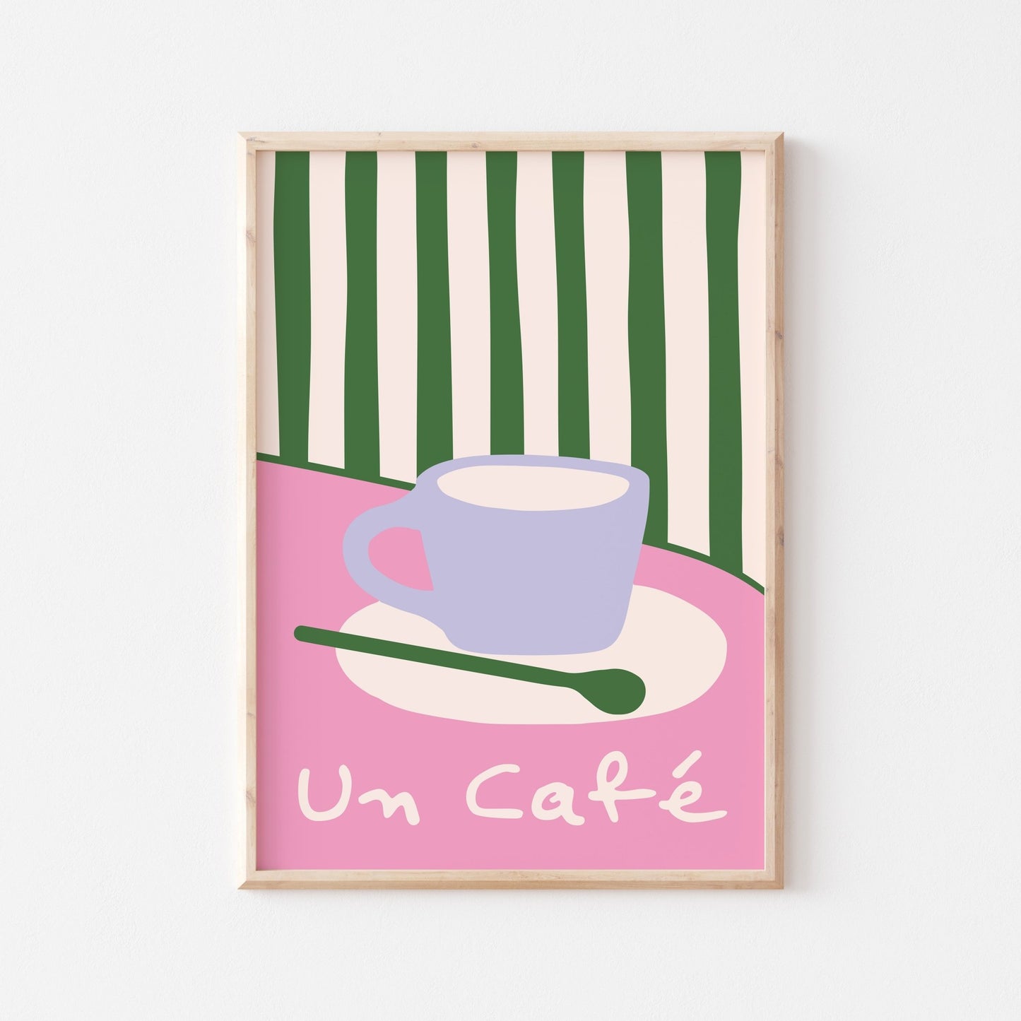Un Cafe Art Print - Posterami