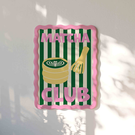 Matcha Club Art Print