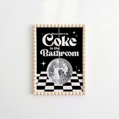Coke In The Bathroom Print No. 6