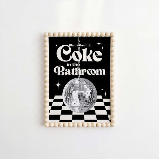 Coca dans la salle de bain, impression n° 6