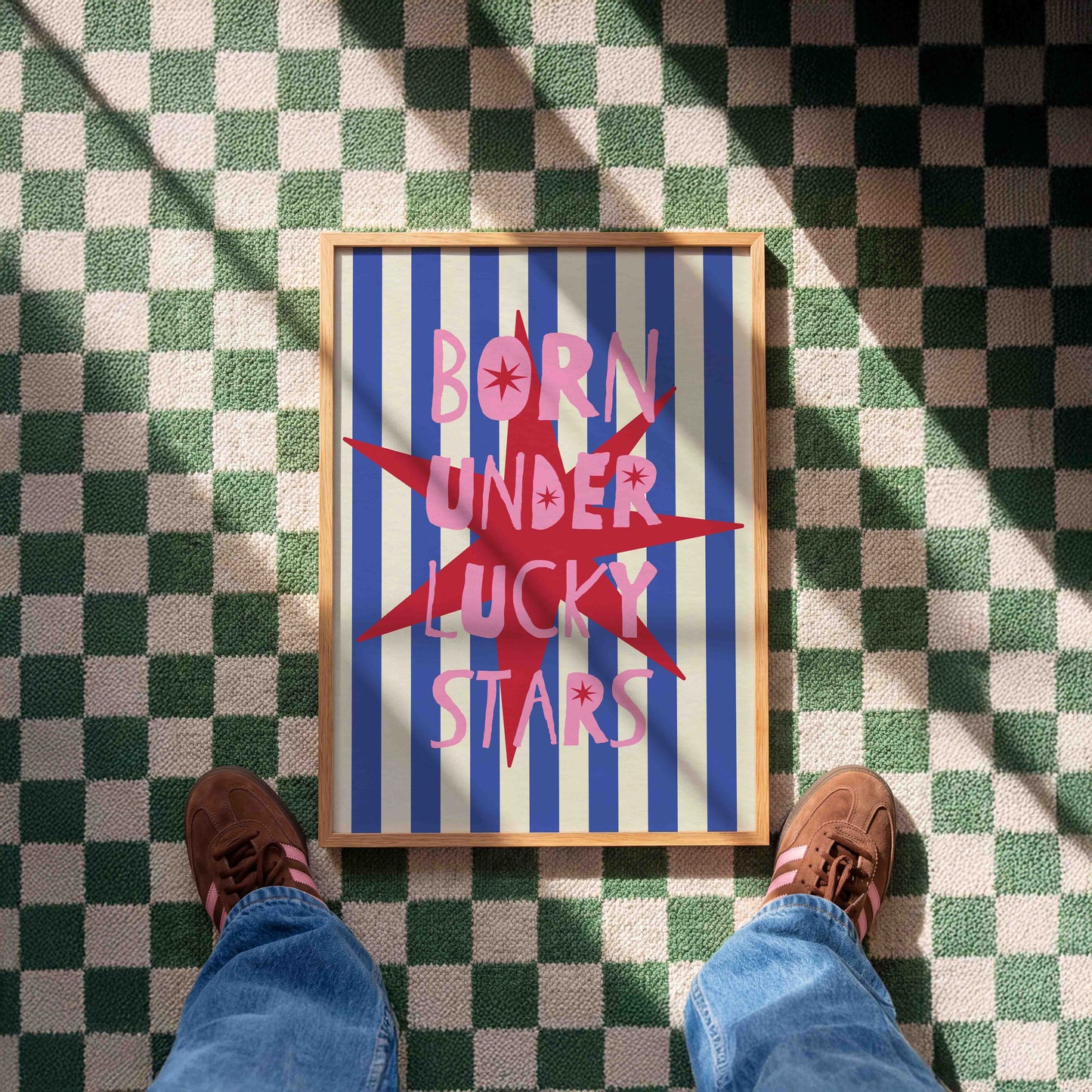 Born Under Lucky Stars Art Print