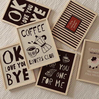 Coffee Lovers Club Art Print
