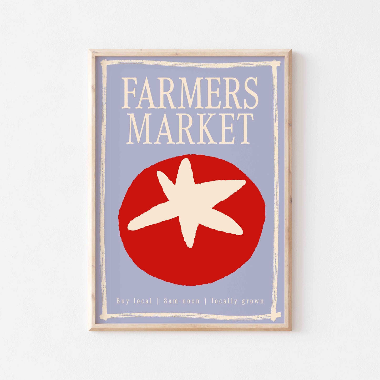 Farmers Market Art Print