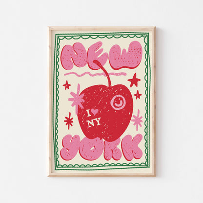 The Big Apple Art Print