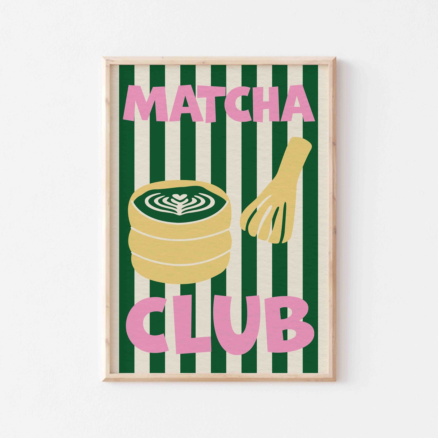 Matcha Club Art Print
