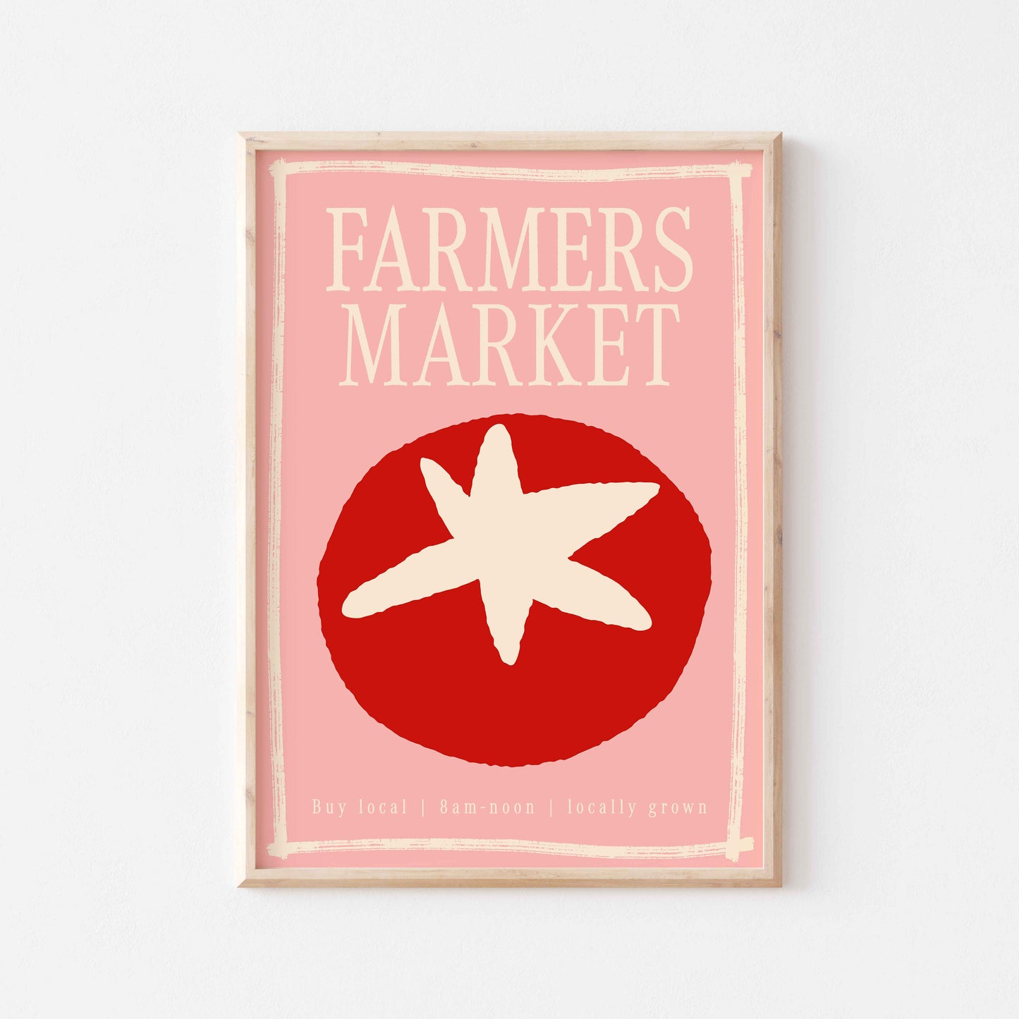 Farmers Market Art Print