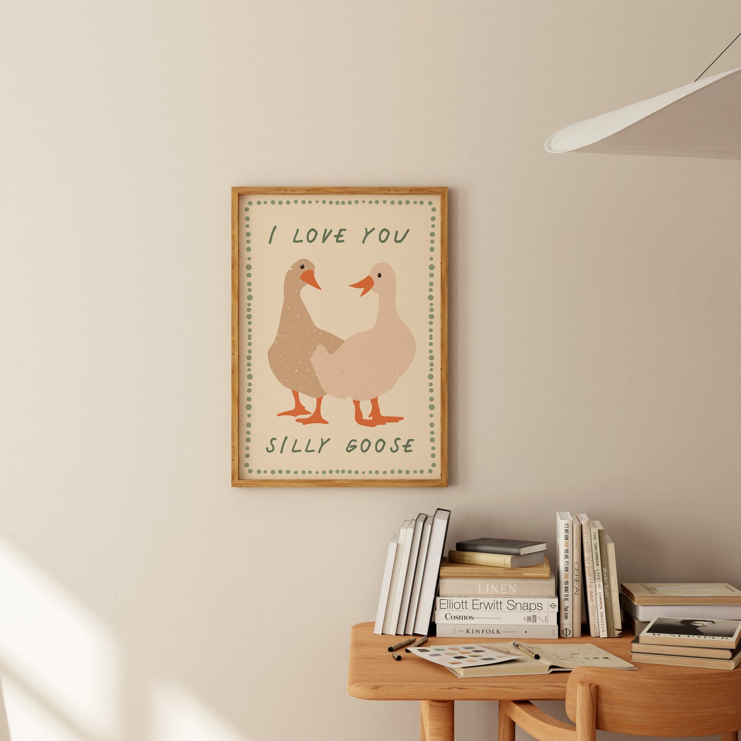 Love You Silly Goose Print