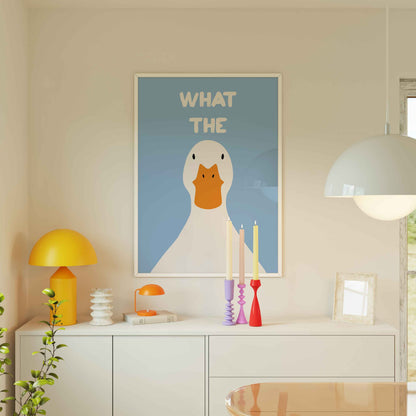 Impression d'art What The Duck