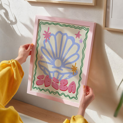 Ibiza Seashell Art Print