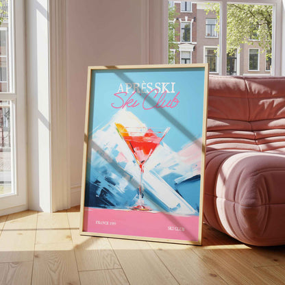 Après-Ski Martini Art Print No. 4