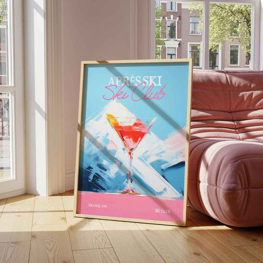 Après-Ski Martini Art Print No. 4