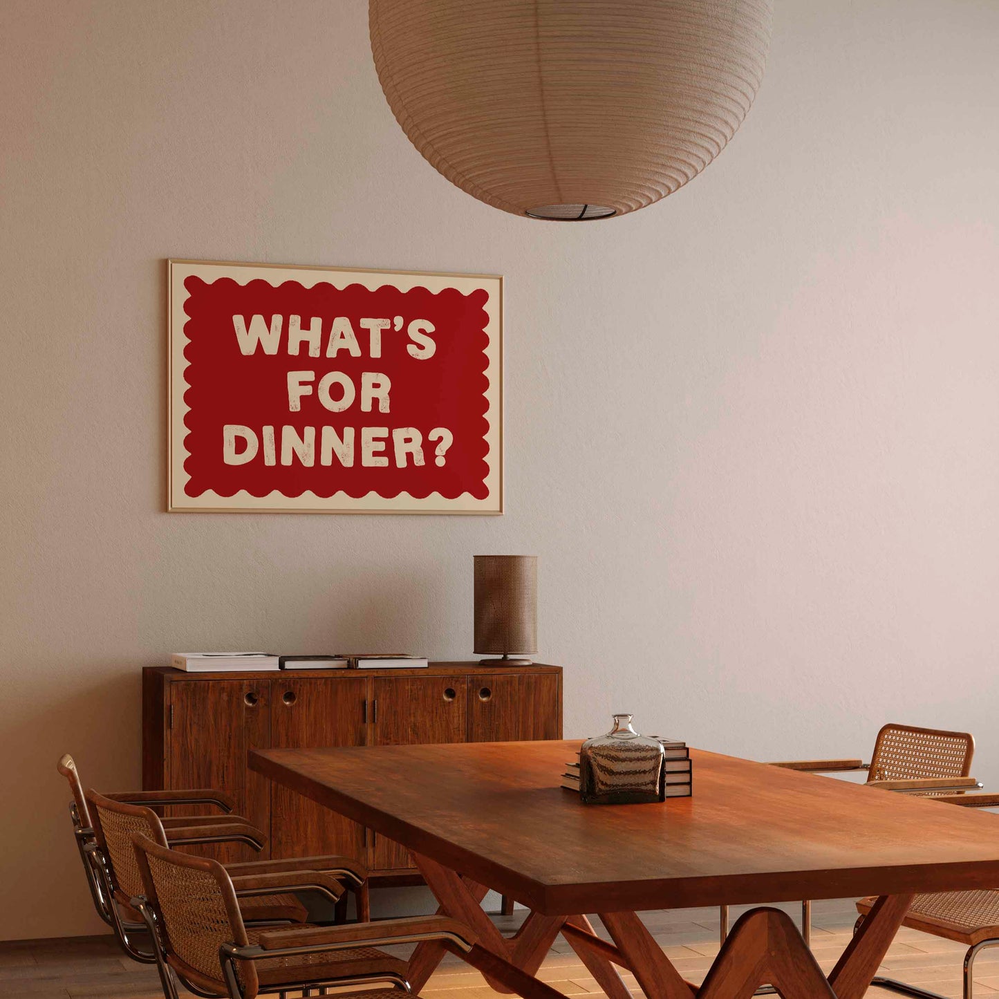 What's For Dinner Art Print