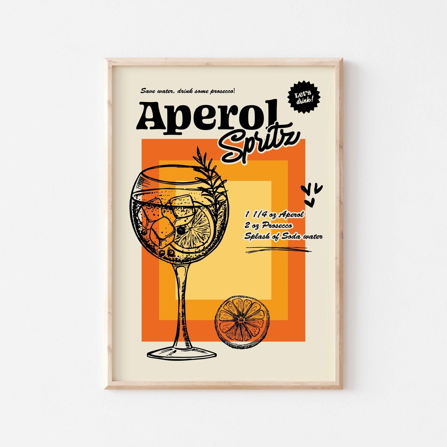 Aperol Spritz Art Print No. 2 - Posterami