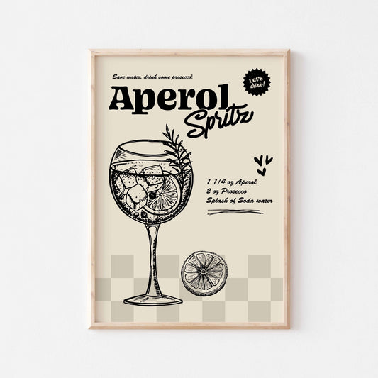 Aperol Spritz Art Print No. 3 - Posterami