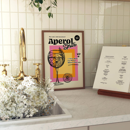 Aperol Spritz Art Print No. 4 - Posterami