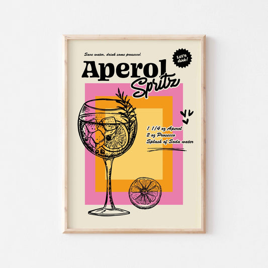 Aperol Spritz Art Print No. 4 - Posterami