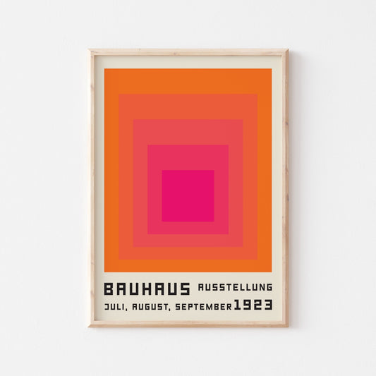 Bauhaus Art Print on Matte Textured Paper (50x70cm) - Posterami