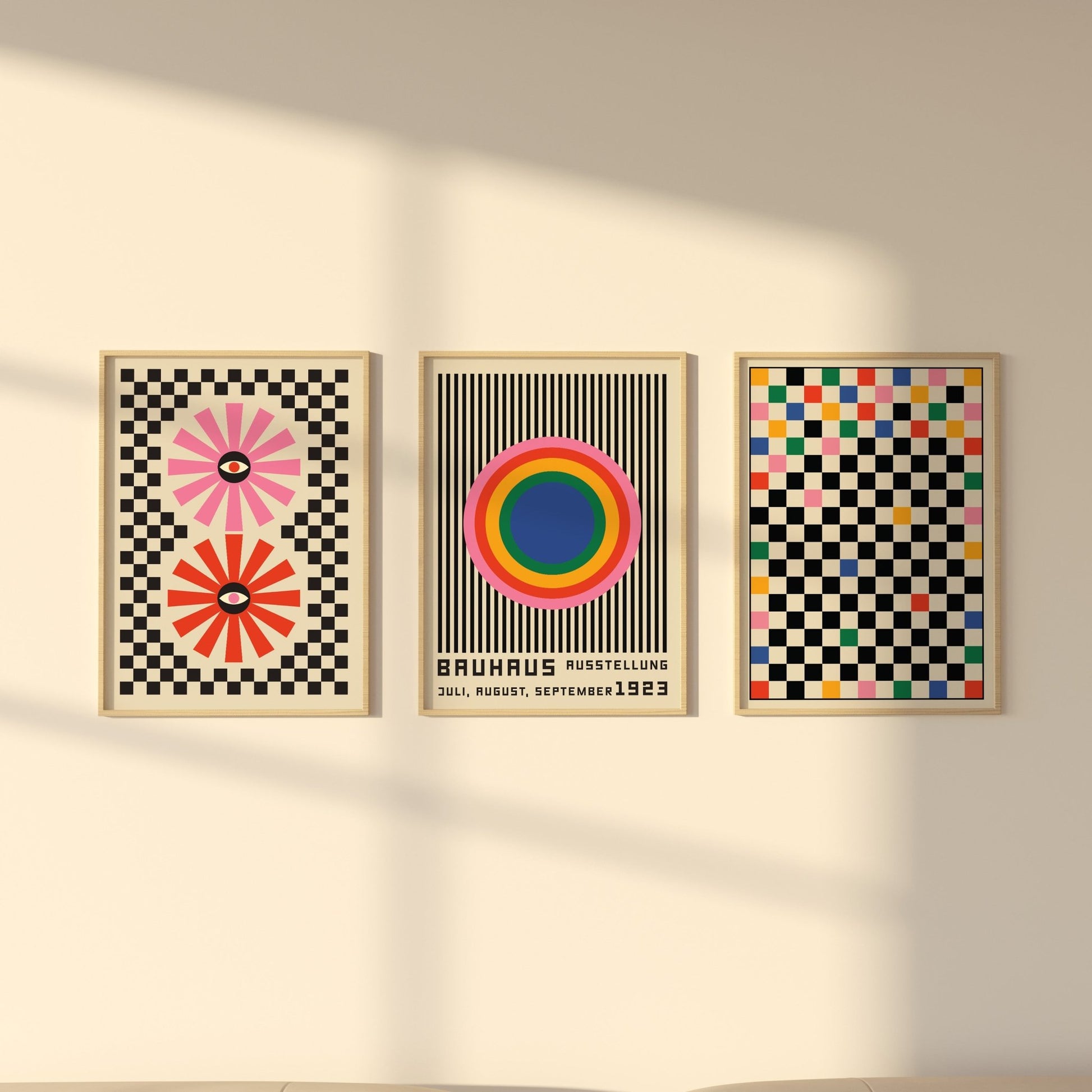 Bauhaus Print Set of 3 No. 13 - Posterami