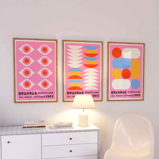 Bauhaus Print Set of 3 No. 18 - Posterami