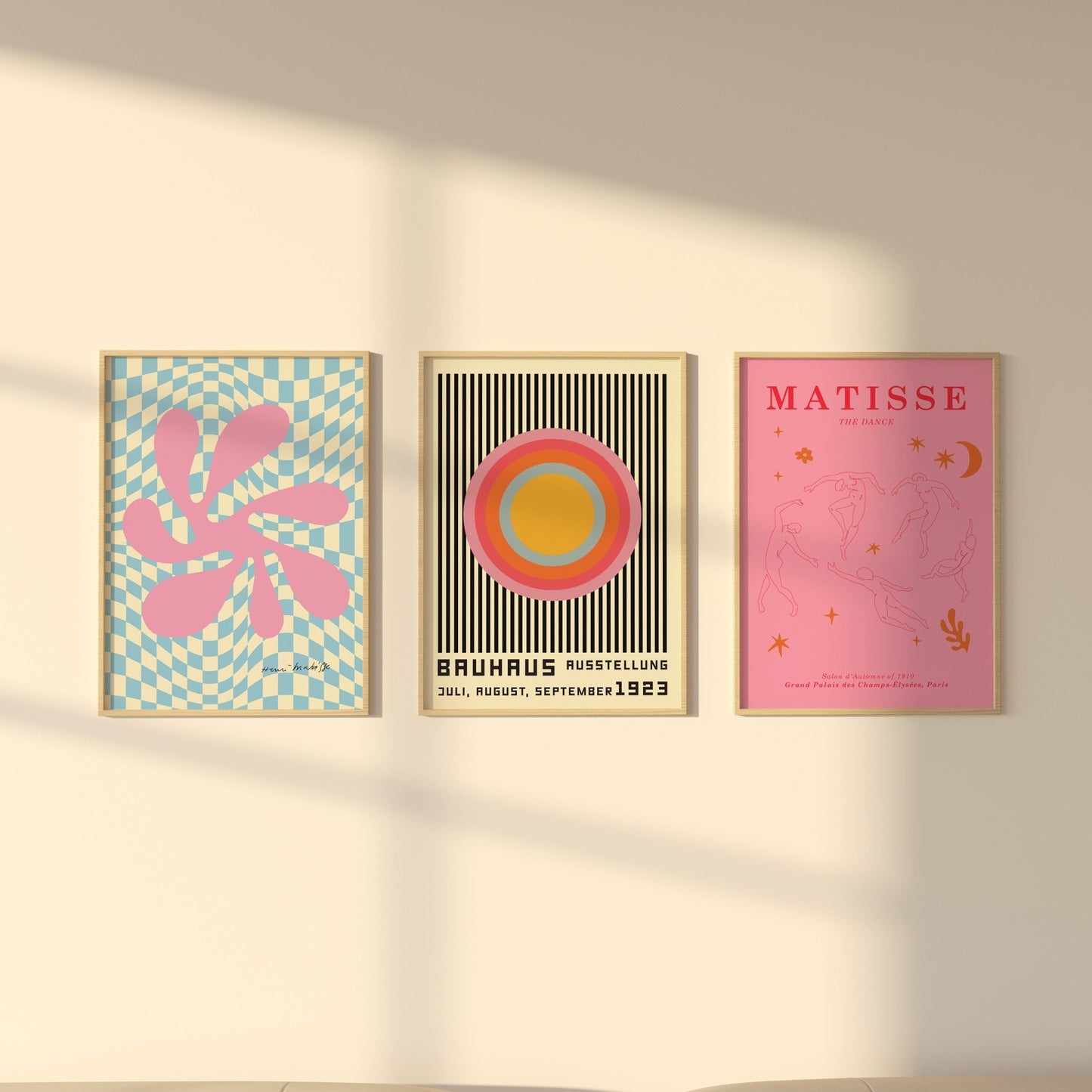 Bauhaus Print Set of 3 No. 2 - Posterami