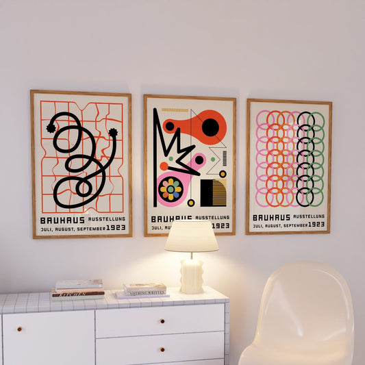 Bauhaus Print Set of 3 No. 6 - Posterami