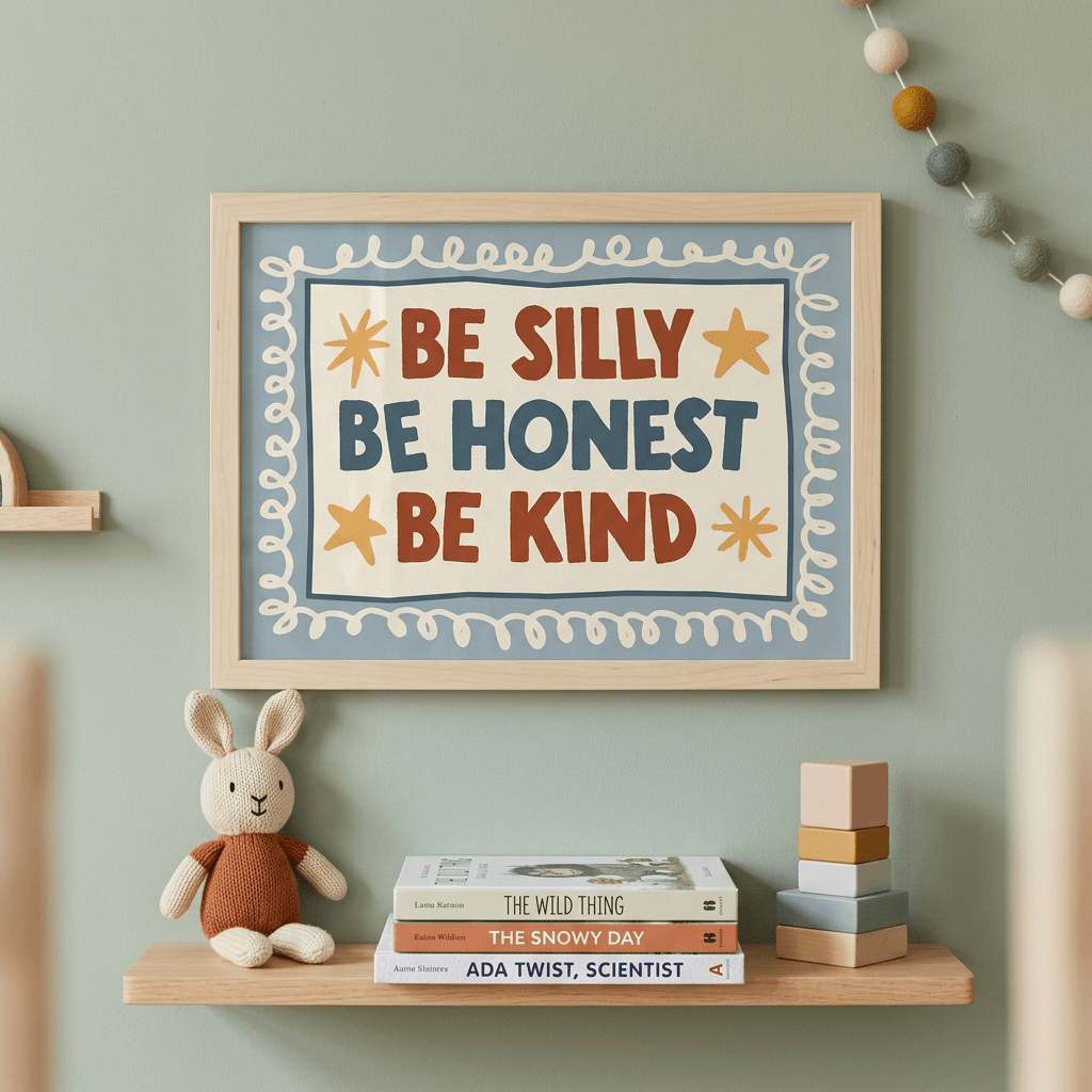 Be Honest Be Kind Art Print - Posterami