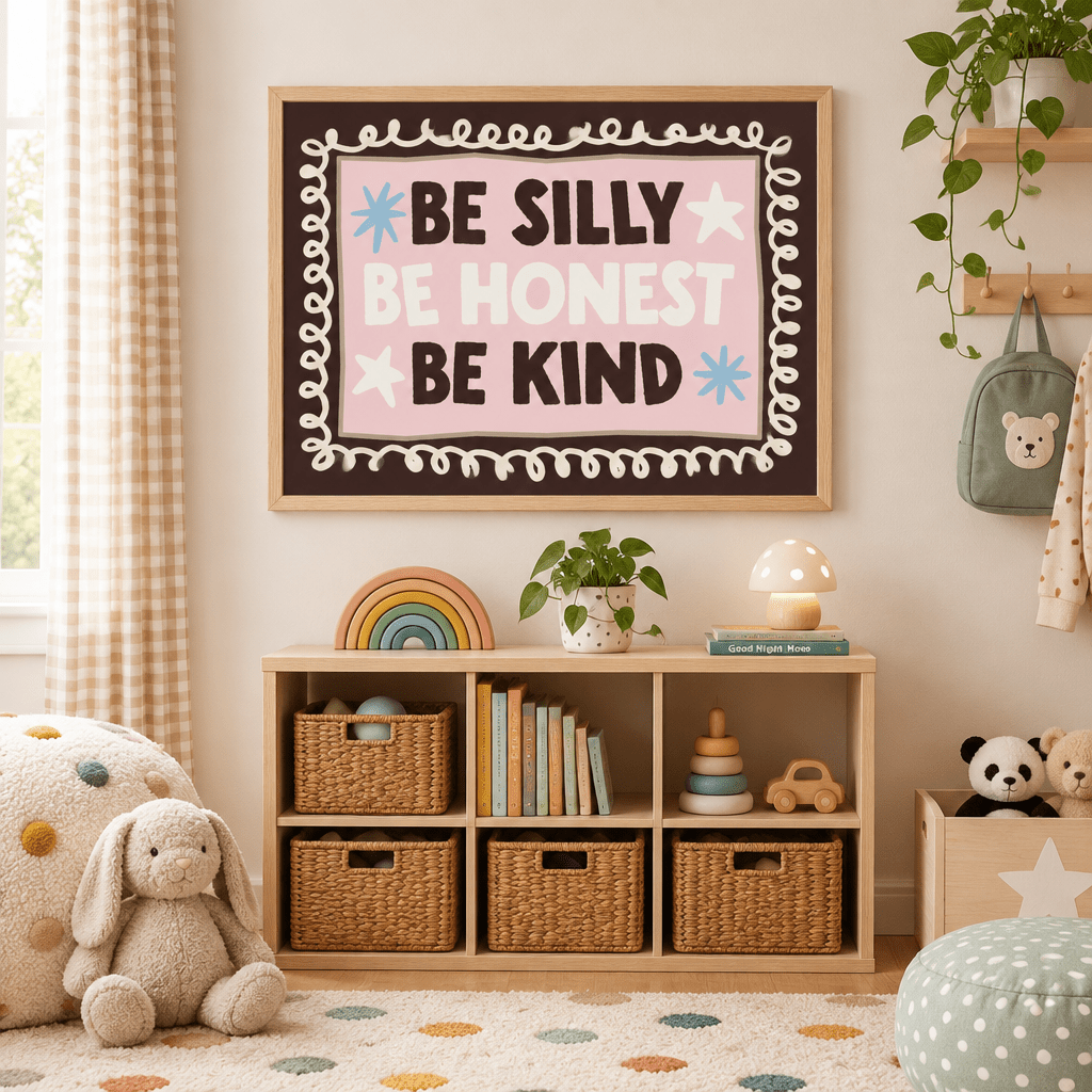 Be Honest Be Kind Art Print - Posterami