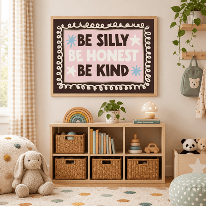 Be Honest Be Kind Art Print - Posterami
