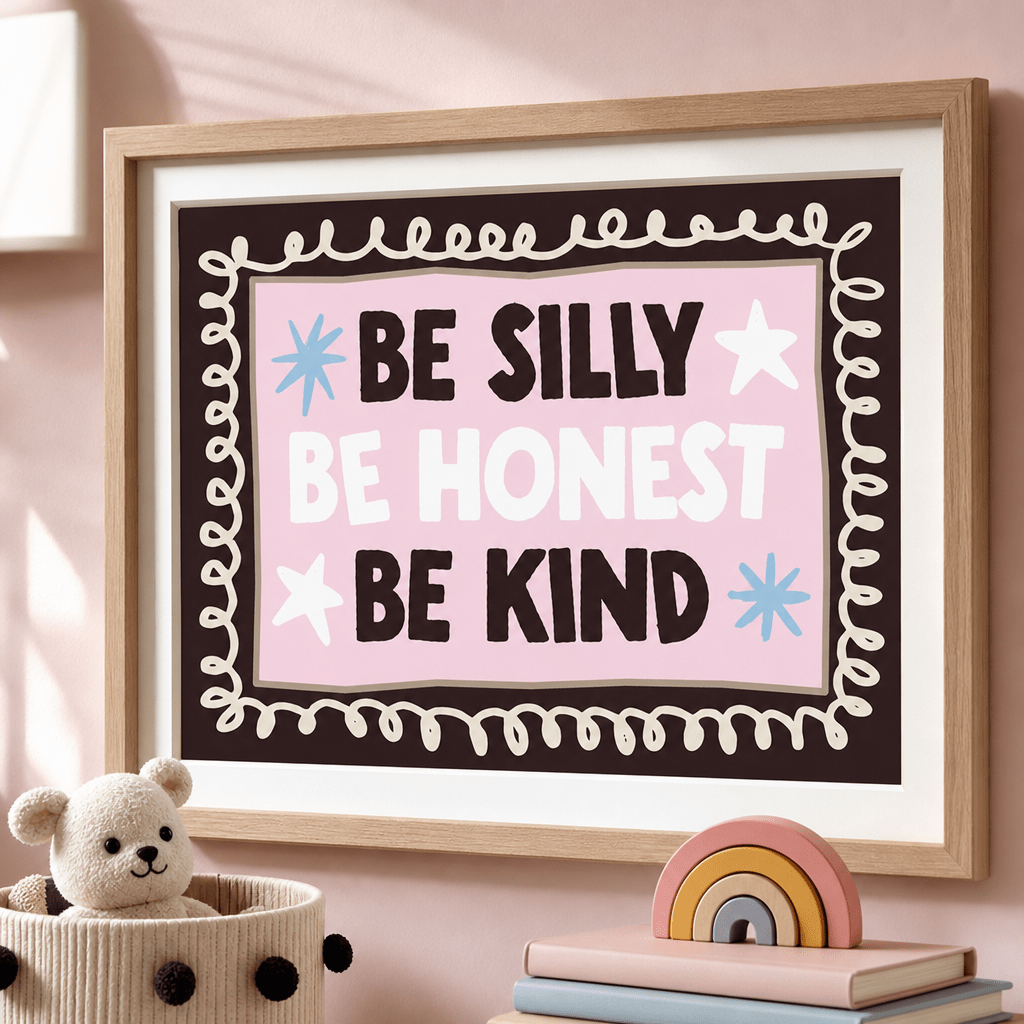 Be Honest Be Kind Art Print - Posterami