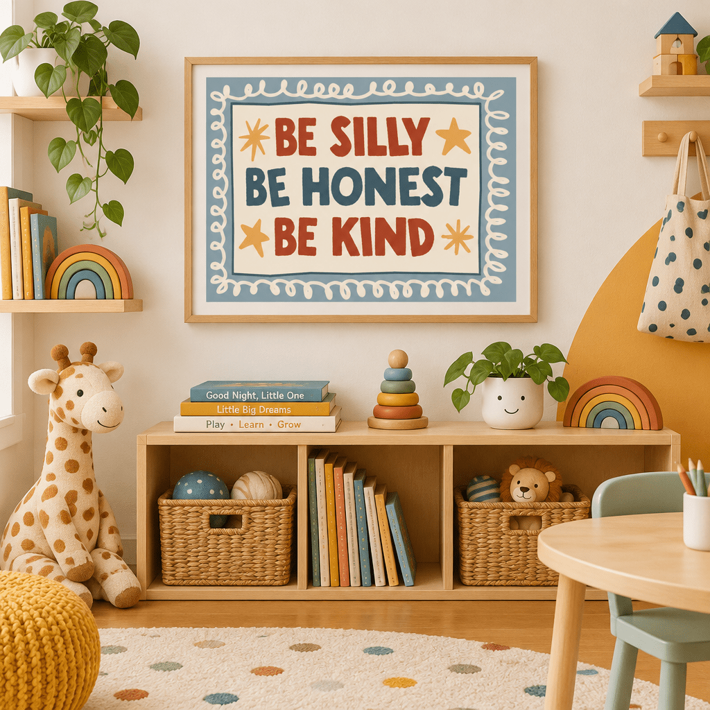 Be Honest Be Kind Art Print - Posterami