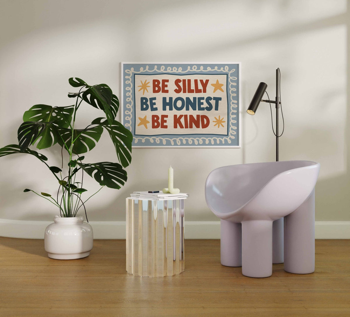 Be Honest Be Kind Art Print - Posterami