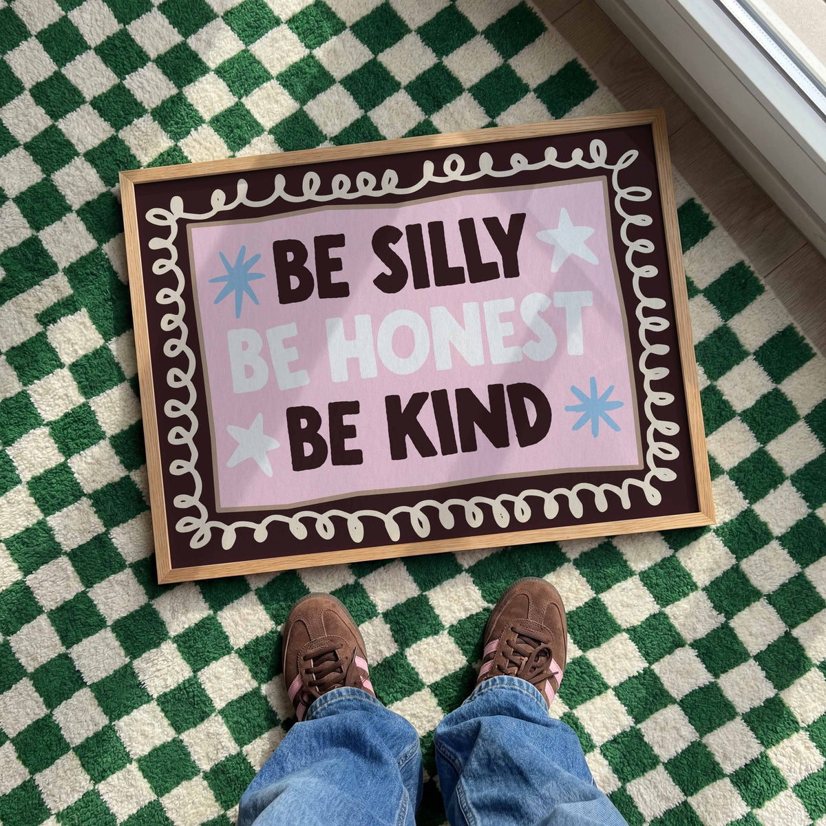 Be Honest Be Kind Art Print - Posterami