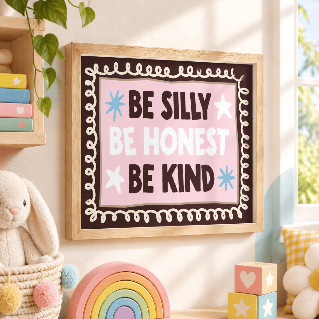 Be Honest Be Kind Art Print - Posterami