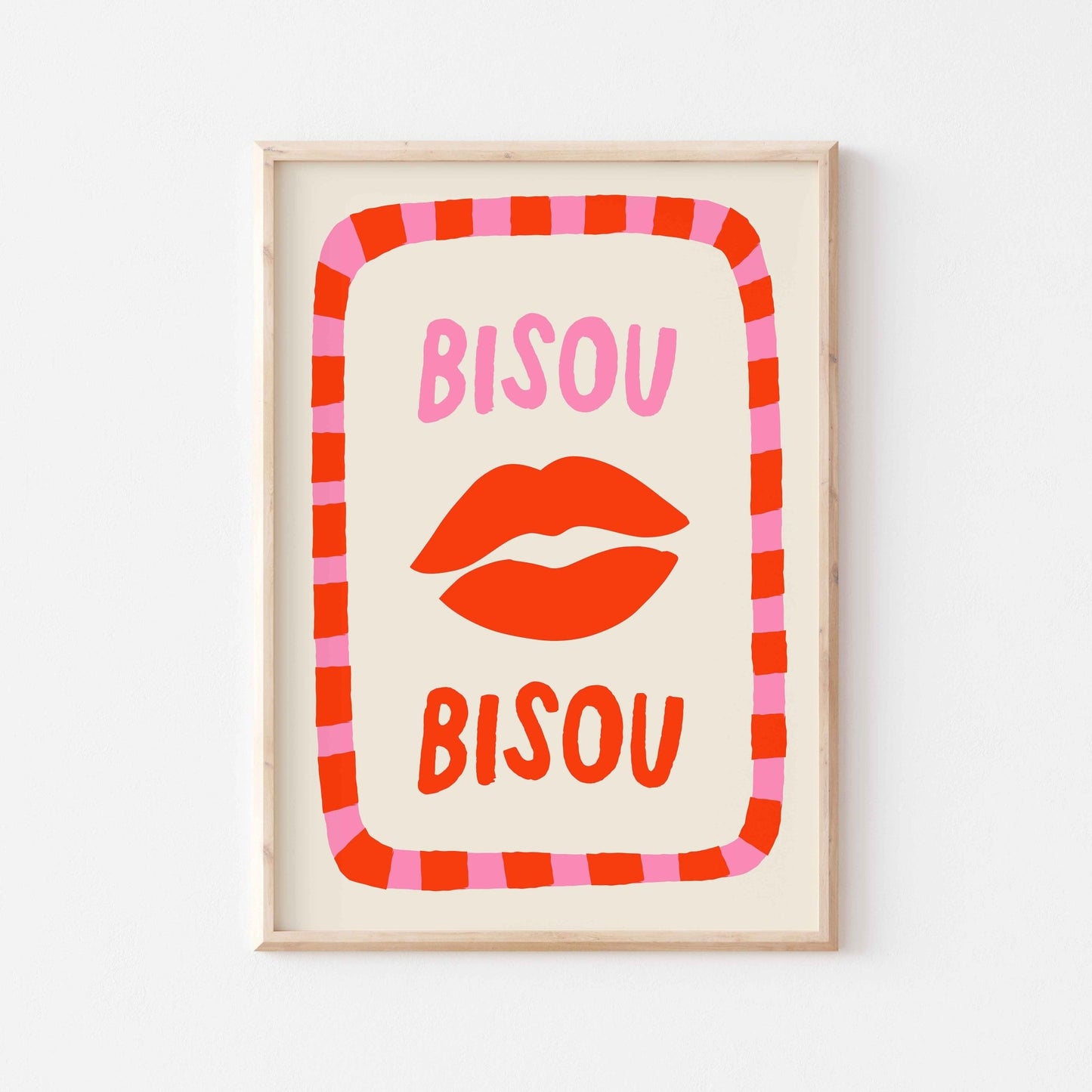 Bisou Bisou Art Print - Posterami