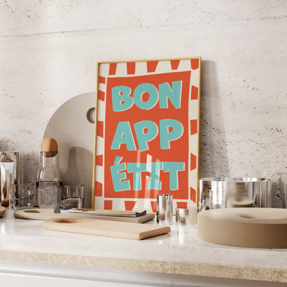 Bon Appétit Art Print - Posterami